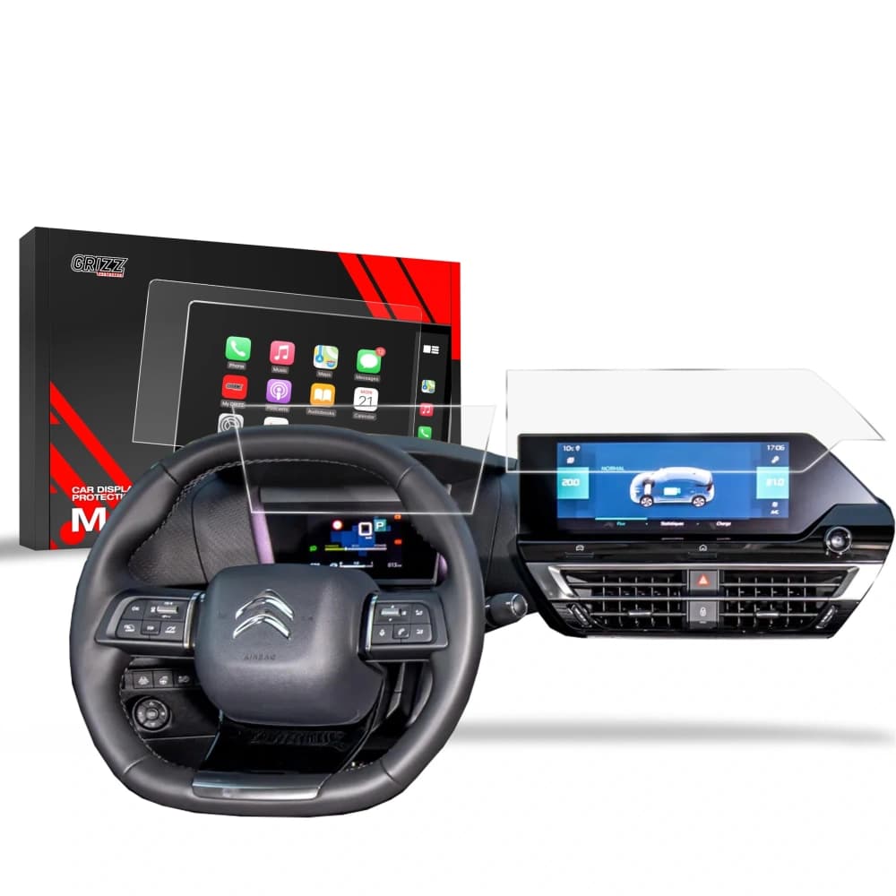 Matte GrizzGlass CarDisplay Protection Citroen C4 X 10" (2022-2024) [2in1] - 1