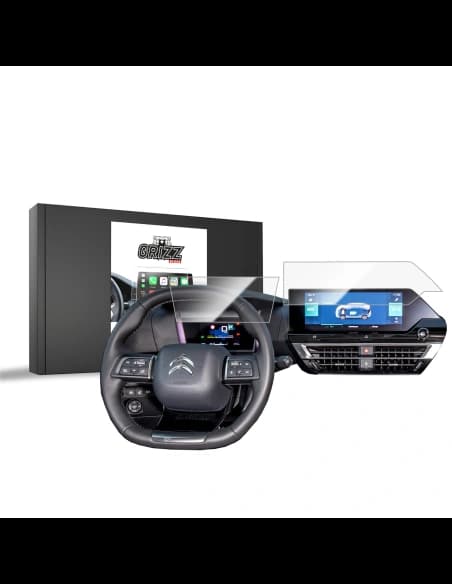 Ceramic GrizzGlass CarDisplay Protection Citroen e-C4 X 10" (2022-2024) [2in1]