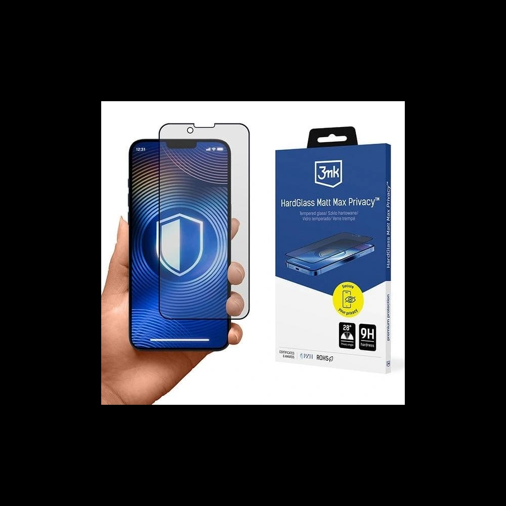 3MK HardGlass Matt Max Privacy Apple iPhone 13 Pro Max / 14 Plus - 1
