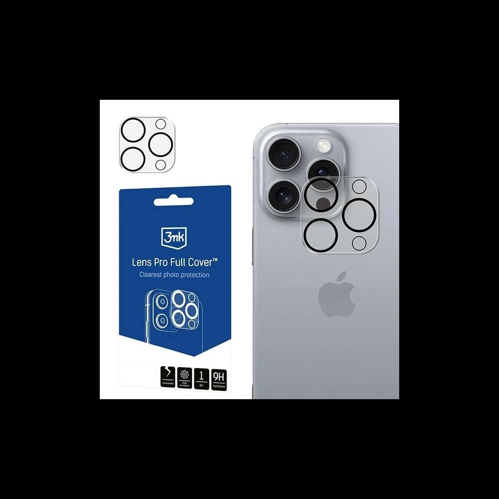 3MK Lens Pro Full Cover Apple iPhone 16 Pro / 16 Pro Max - 1
