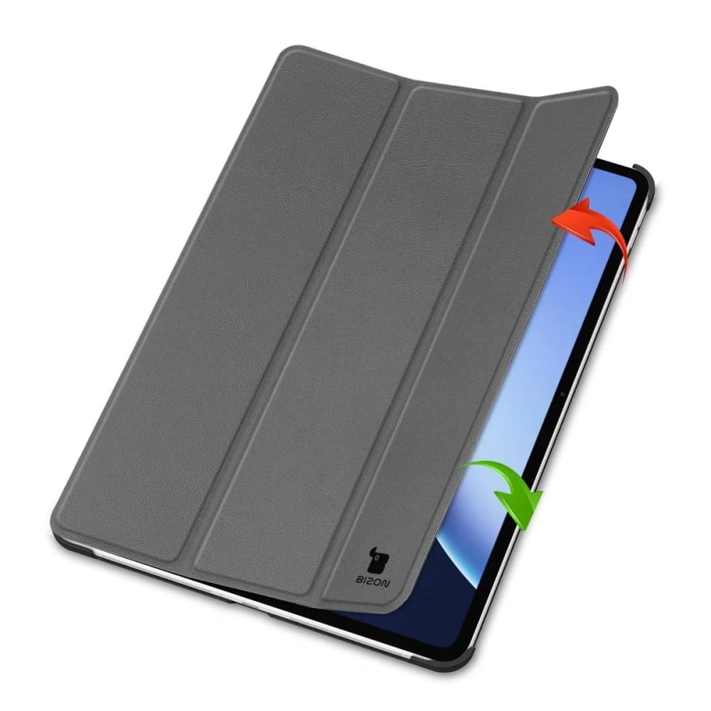 Bizon Case Tab Croc OnePlus Pad 3 / 2 Pro / OPPO Pad 4 / 4 Pro grey - 6