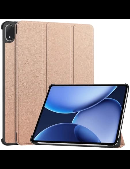 Bizon Case Tab Croc OnePlus Pad 3 / 2 Pro / OPPO Pad 4 / 4 Pro rózsaarany