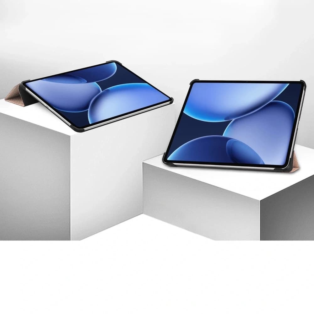 Caz Bizon Tab Croc OnePlus Pad 3 / 2 Pro / OPPO Pad 4 / 4 Pro aur roz - 2