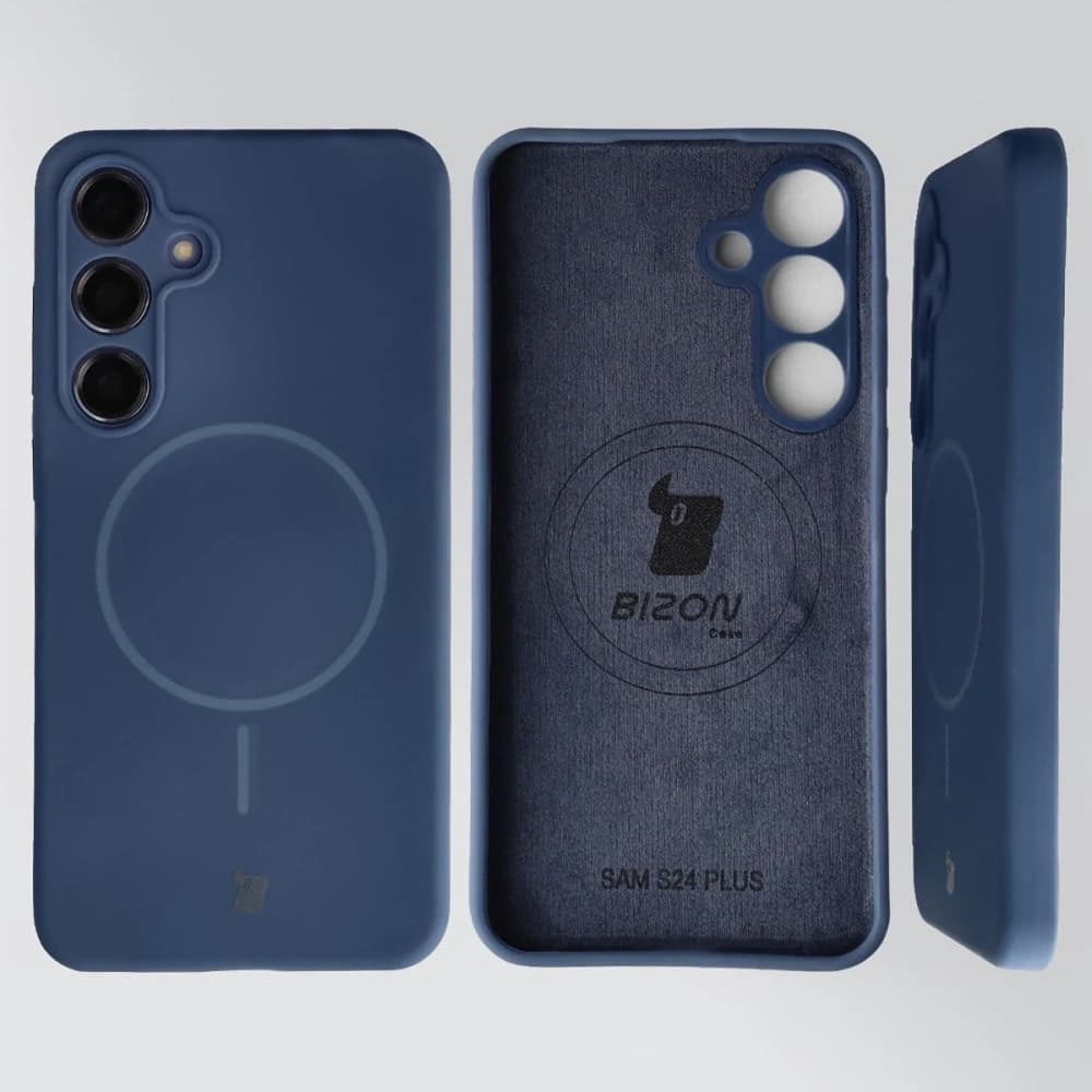 Bizon Soft Case Magnetic Samsung Galaxy S24+ Plus námořnická modrá - 5
