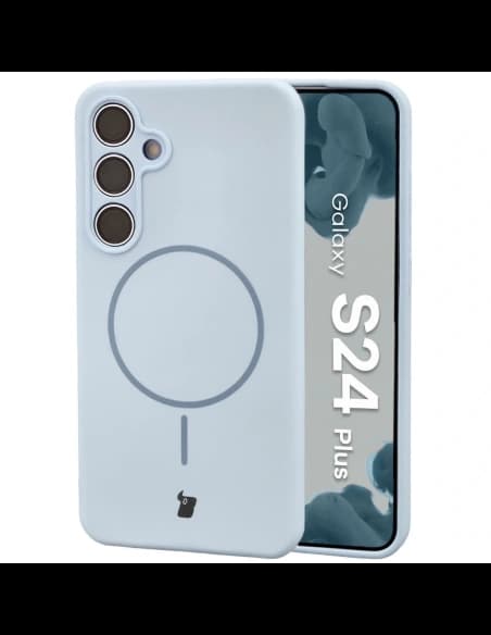 Bizon Soft Case Magnetic Samsung Galaxy S24+ Plus kék