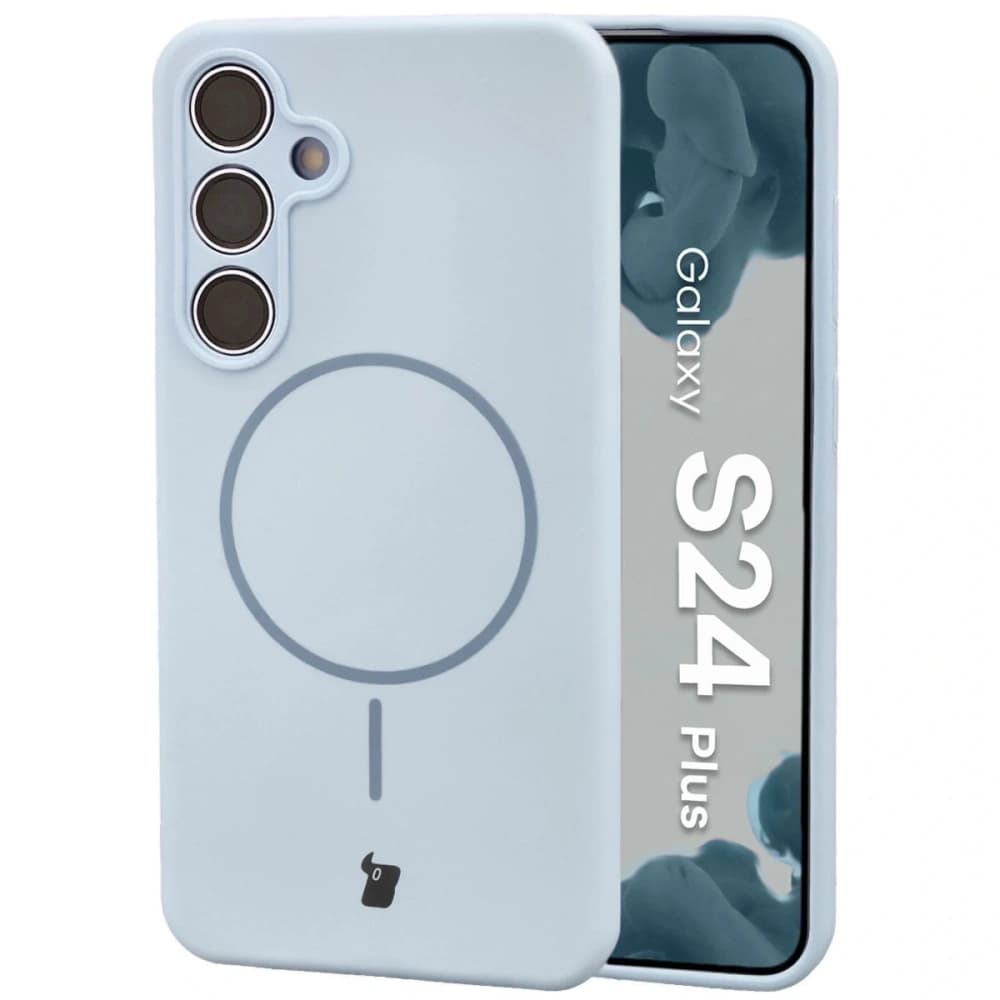 Bizon Soft Case Magnetic Samsung Galaxy S24+ Plus blue - 1
