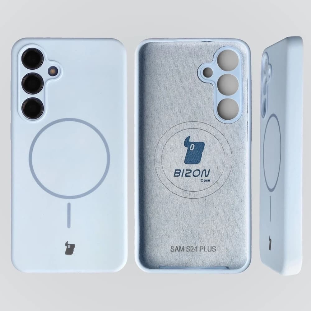 Bizon Soft Case Magnetic Samsung Galaxy S24+ Plus blue - 5