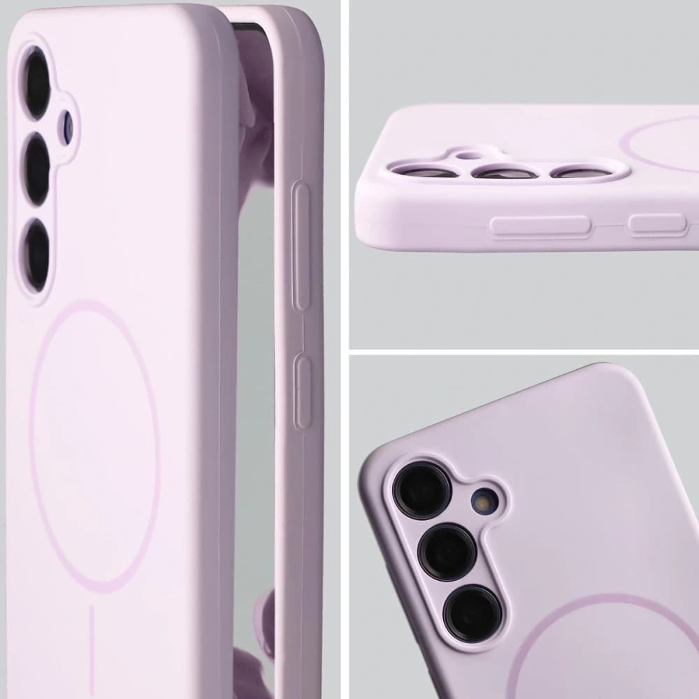 Bizon Soft Case Magnetic Samsung Galaxy S24+ Plus világos lila - 6