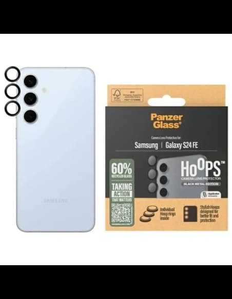 PanzerGlass Hoops Kamera Samsung Galaxy S24 FE fekete
