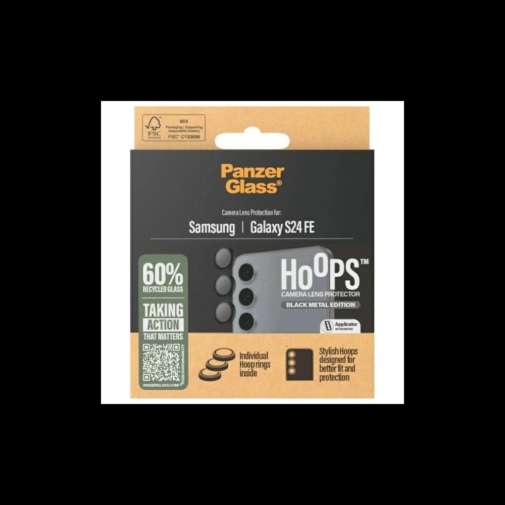 PanzerGlass Hoops Kamera Samsung Galaxy S24 FE černá - 4