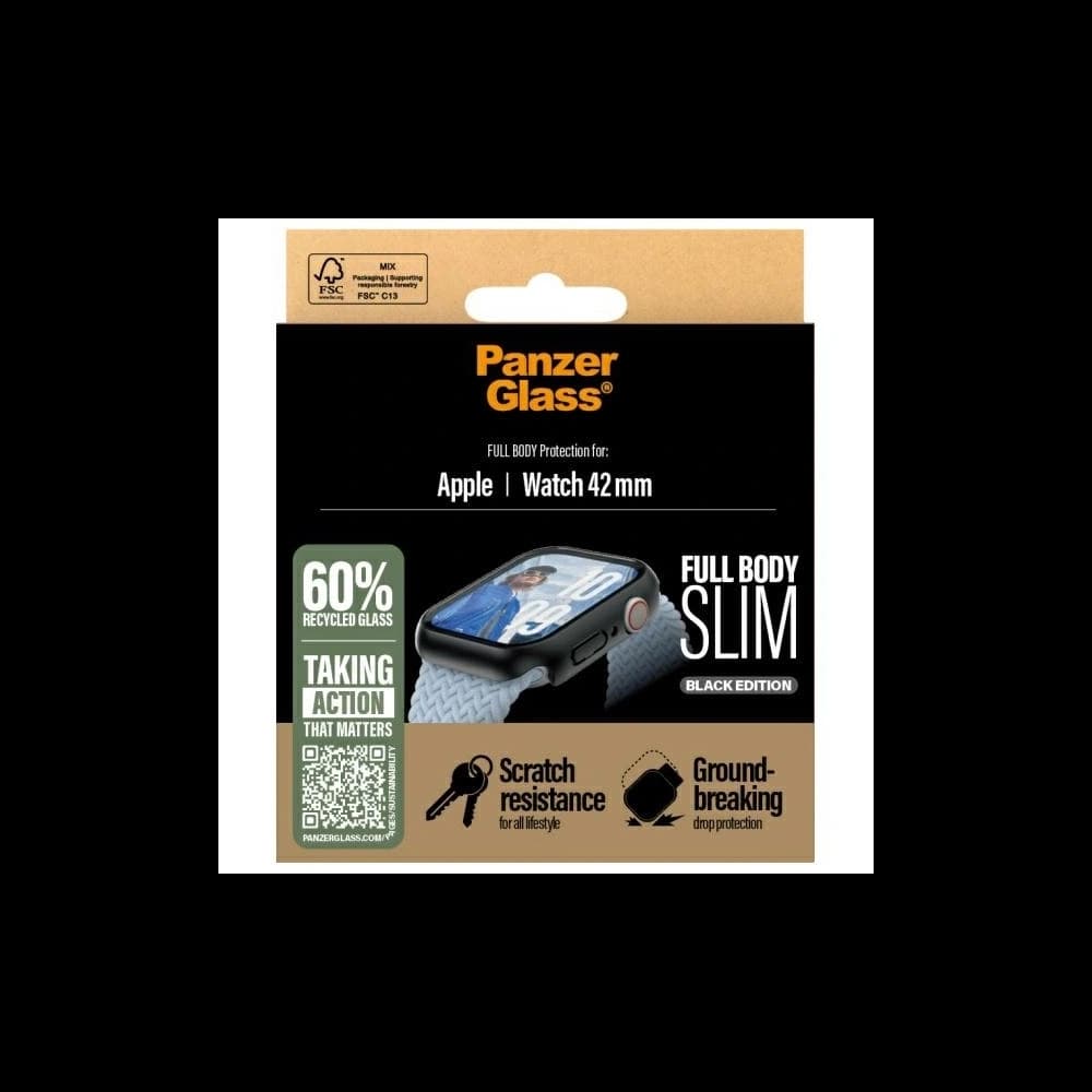 PanzerGlass Snappie Full Body Apple Watch 10 42mm negru - 4