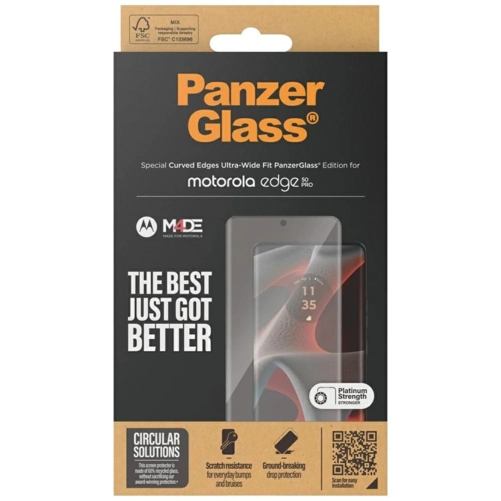 PanzerGlass Ultra-Wide Fit Motorola Edge 50 Pro / 50 Ultra - 4