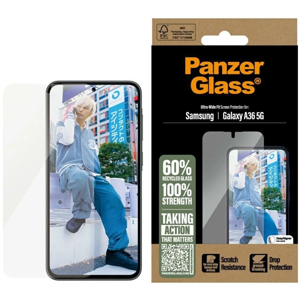 PanzerGlass Ultra-Wide Fit Samsung Galaxy A36 5G - 1