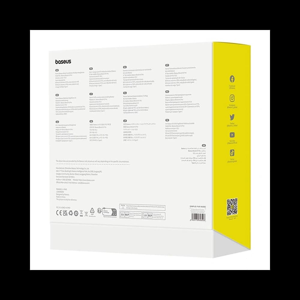 Baseus Bowie H1 PRO Wireless Over-Ear Headphones Bluetooth 5.3 (black) - 9