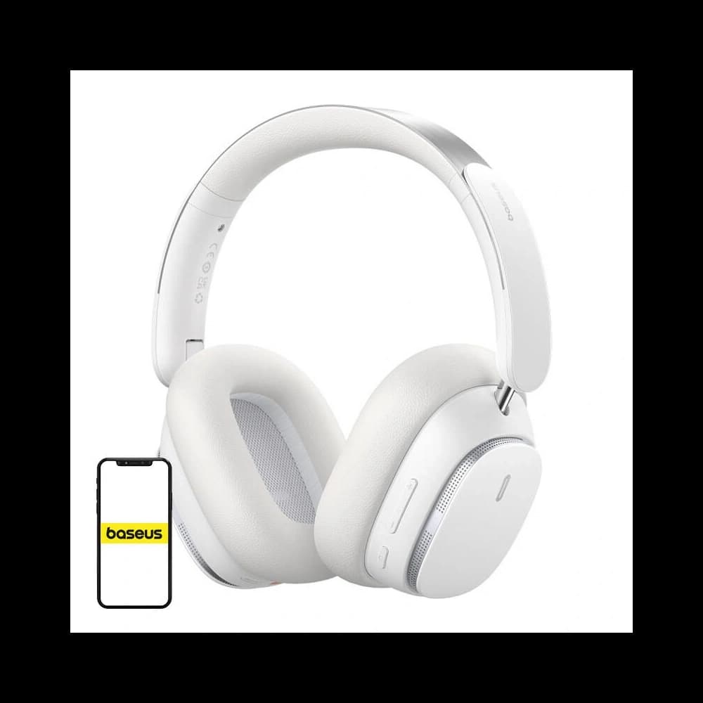 Baseus Bowie H1 PRO Wireless Over-Ear Headphones Bluetooth 5.3 (white) - 1