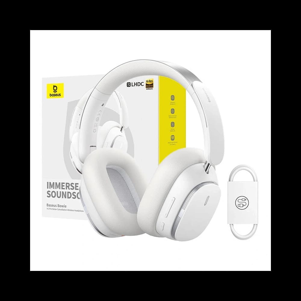 Baseus Bowie H1 PRO Wireless Over-Ear Headphones Bluetooth 5.3 (white) - 10