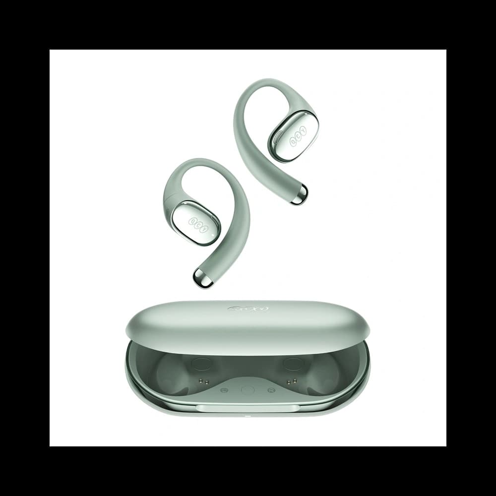 Căști Bluetooth 6.0 fără fir QCY Crossky R70 cu clips (verde) - 1
