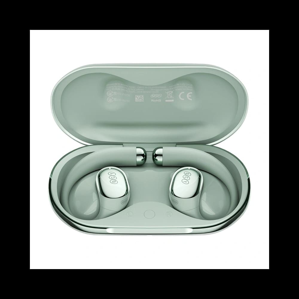 Căști Bluetooth 6.0 fără fir QCY Crossky R70 cu clips (verde) - 5