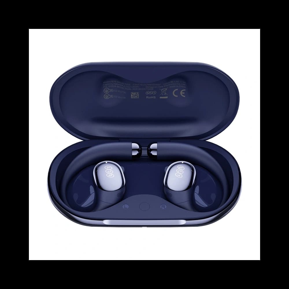 Căști Bluetooth 6.0 fără fir QCY Crossky R70 cu clip (albastru) - 5