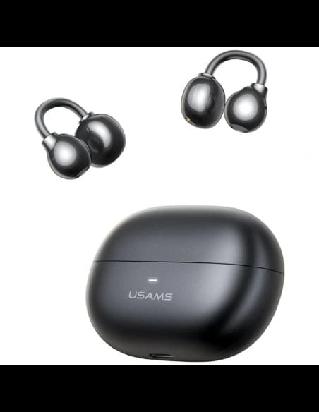 USAMS Echo R02 Drahtlose Clip-on Kopfhörer Bluetooth 5.3 (grau)