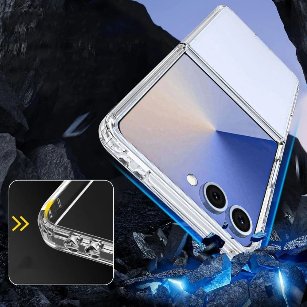 Tech-protect Flexair Hybrid Galaxy Z Flip 7 Clear - 3