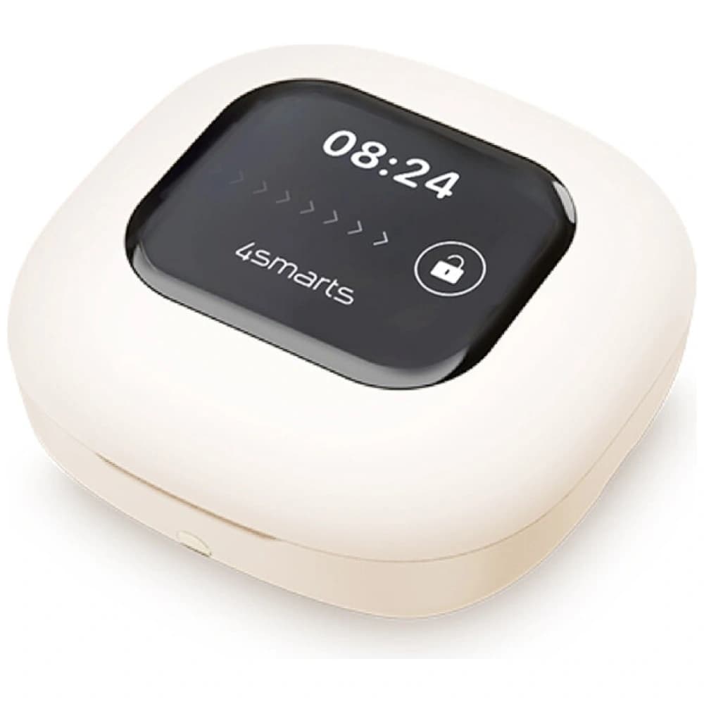 4smarts SkyBuds OWS Wireless Open-Ear Headphones Bluetooth 5.4 with AI Screen Beige - 2