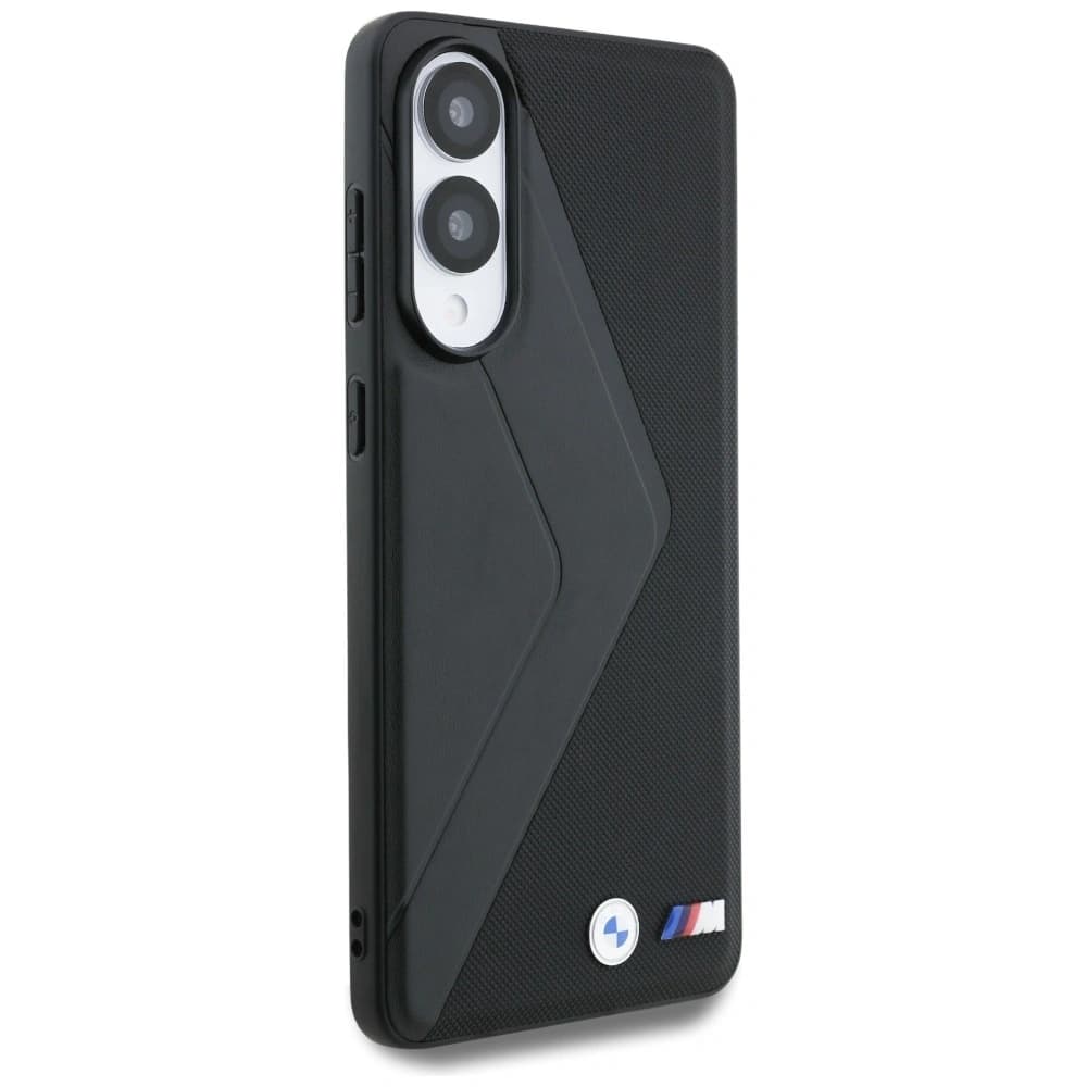 BMW Leather Oversized Stripes MagSafe Samsung Galaxy S25 Edge black - 4