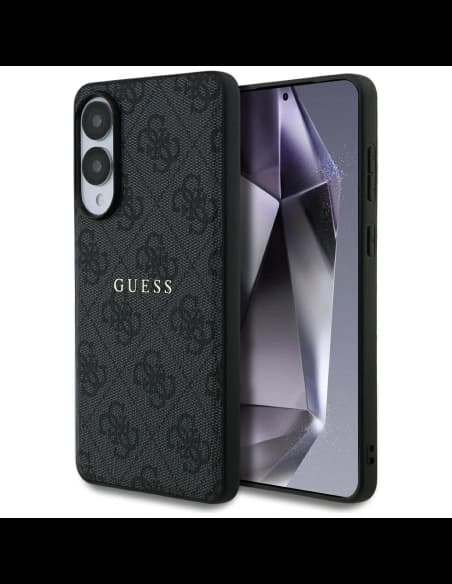 Guess 4G Ring Logo Clasic MagSafe Samsung Galaxy S25 Edge negru