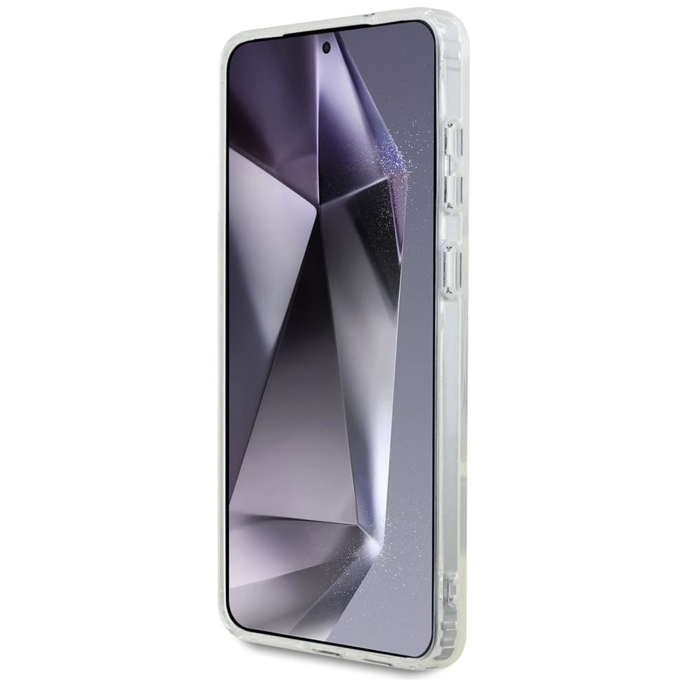 Karl Lagerfeld Buton Choupette Cap Printat Logo MagSafe Samsung Galaxy S25 Edge alb - 5