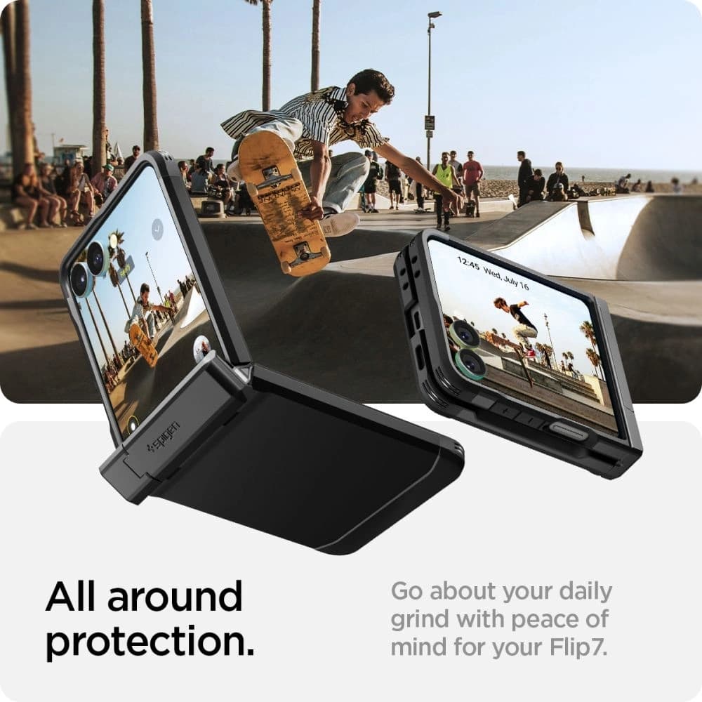 Spigen Tough Armor Pro Mag MagSafe Samsung Galaxy Z Flip 7 Black - 21