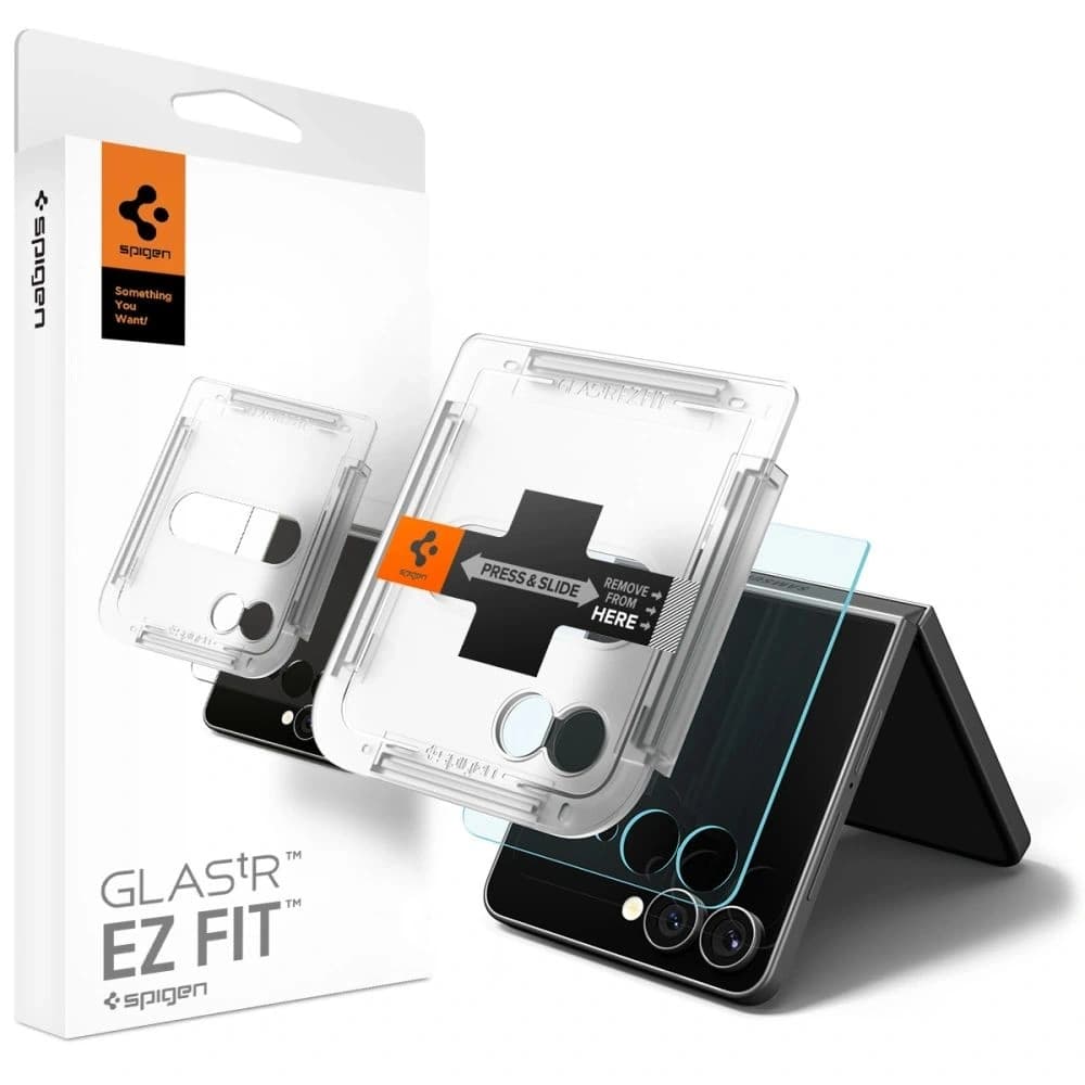 Spigen Glas.tr ez Fit HD Samsung Galaxy Z Flip 7 Clear - 1