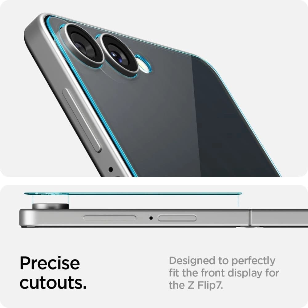 Spigen Glas.tr ez Fit HD Samsung Galaxy Z Flip 7 Clear - 13