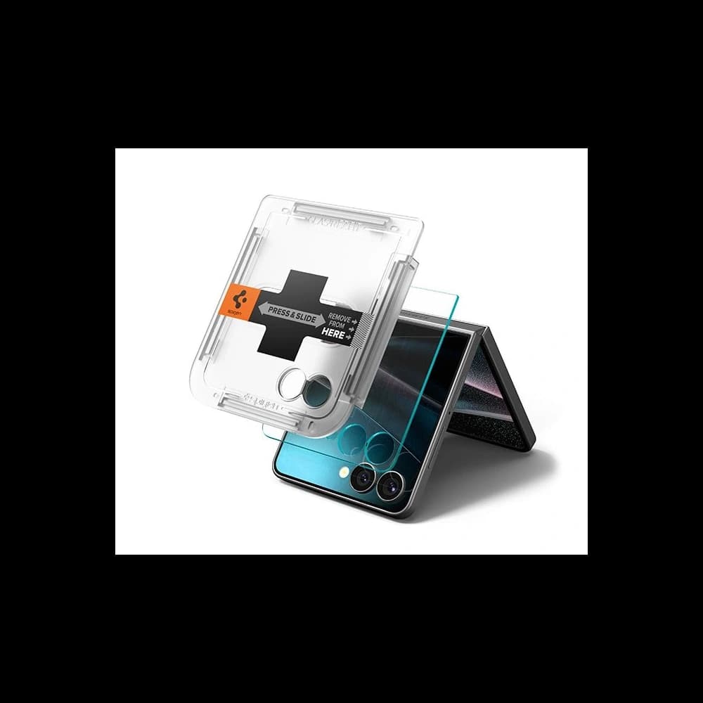 Spigen Glas.tr ez Fit HD Samsung Galaxy Z Flip 7 Clear [2 PACK] - 2