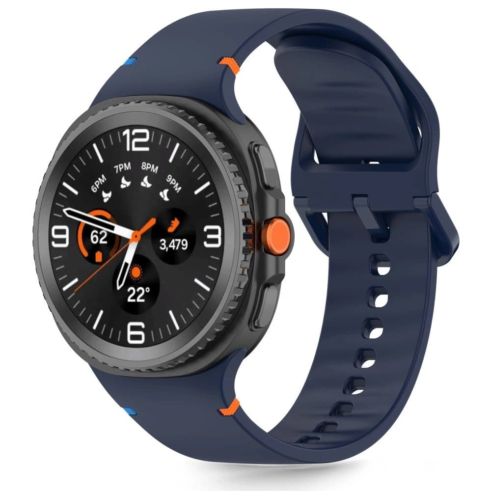 Tech-protect Silicone Samsung Galaxy Watch 8 / Classic (40 / 44 / 46 Mm) Storm Blue - 1