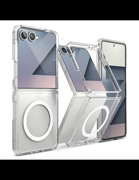 Ringke Fusion Magnetic MagSafe Samsung Galaxy Z Flip 7 Čirý