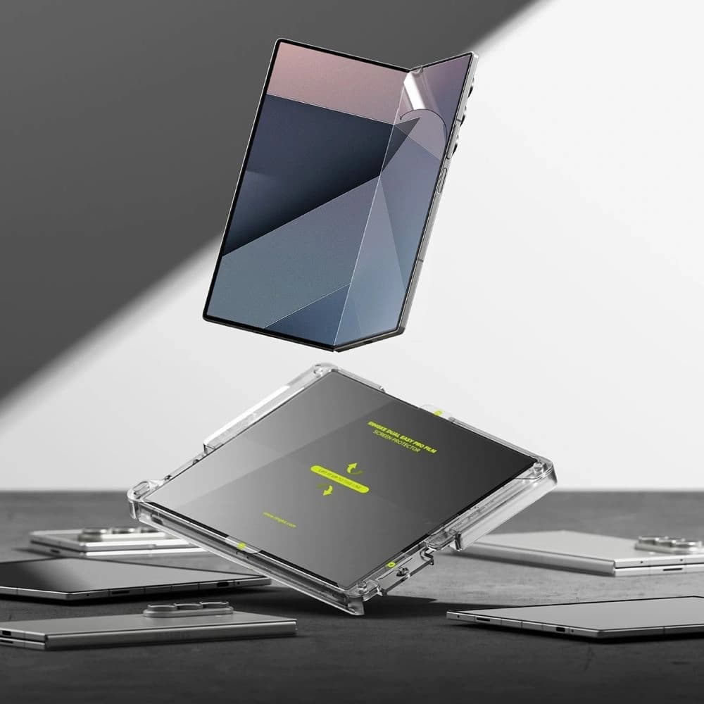 Ringke Dual Easy Pro Samsung Galaxy Z Fold 7 Čirý [2 BALENÍ] - 4