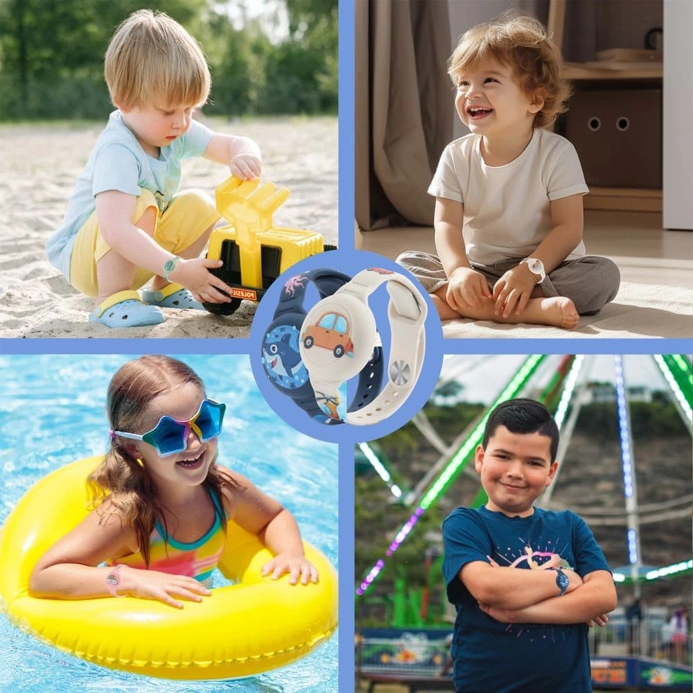 Tech-Protect Smooth Gyerekeknek Apple AirTag 1 / 2 Színes [2 CSOMAG] - 8