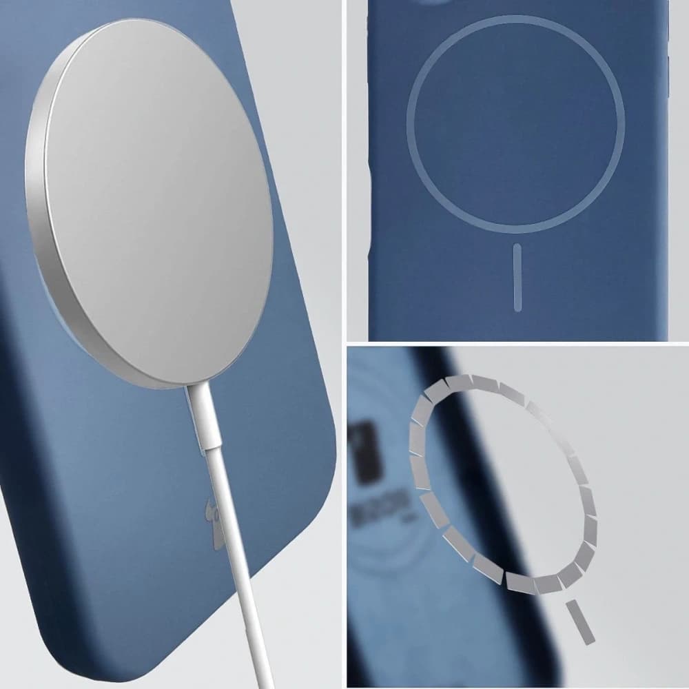 Bizon Soft Case Magnetic Apple iPhone 14 navy blue - 4