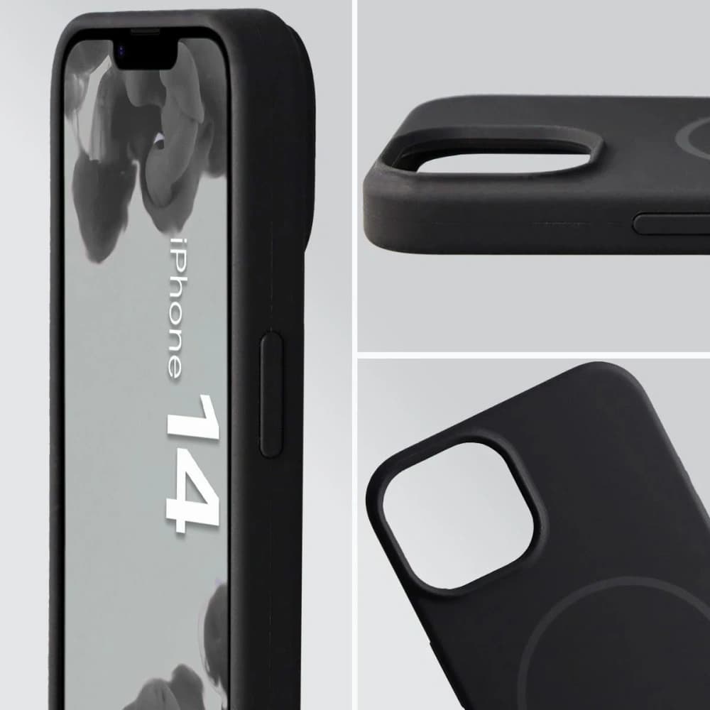 Bizon Soft Case Magnetic Apple iPhone 14 fekete - 6