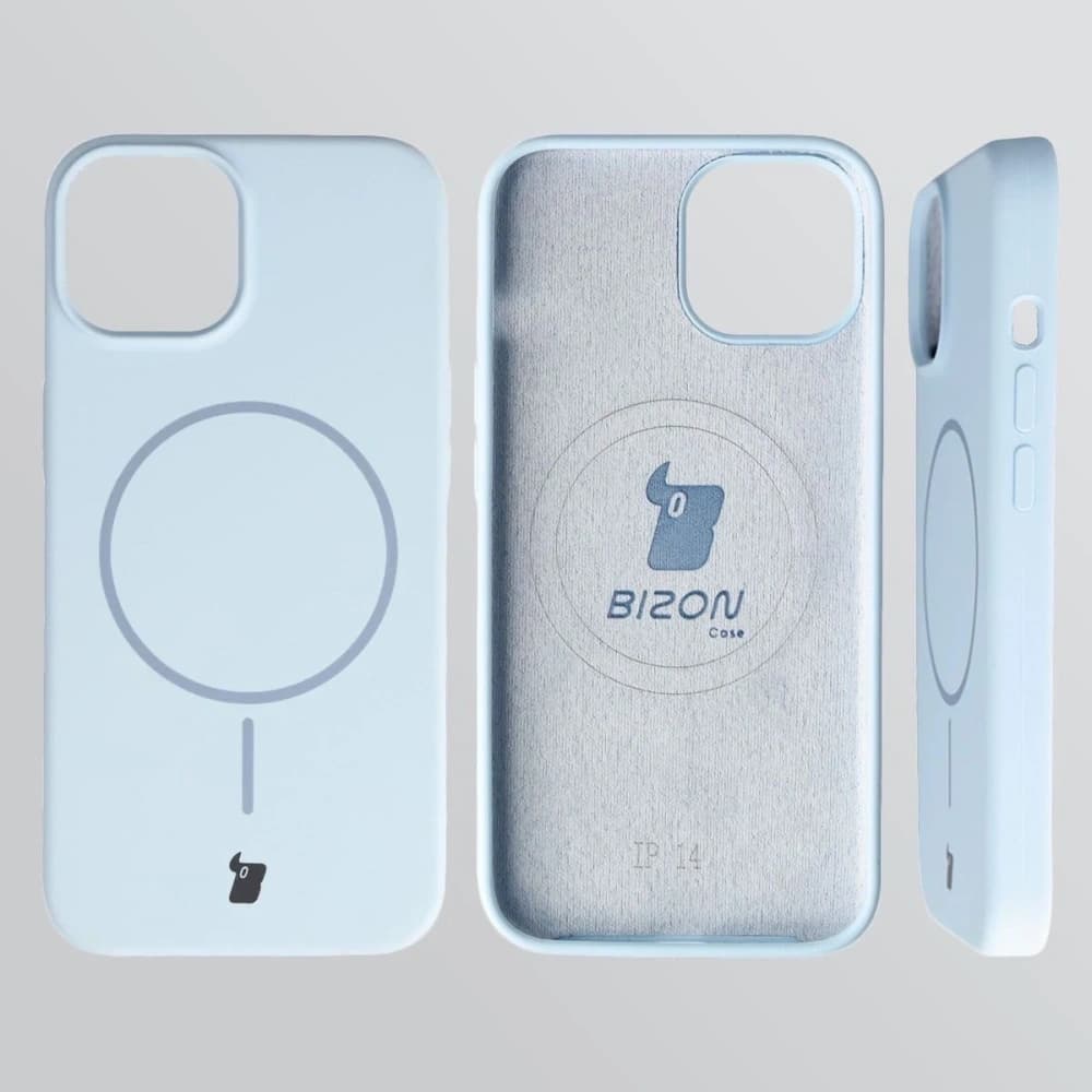 Bizon Soft Case mágneses Apple iPhone 14 kék - 5
