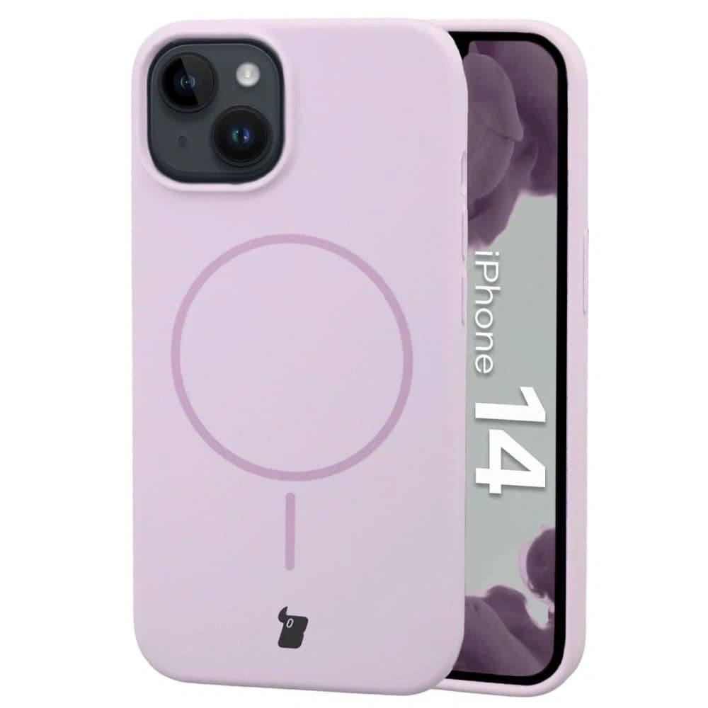 Bizon Soft Case Magnetic Apple iPhone 14 světle fialový - 1