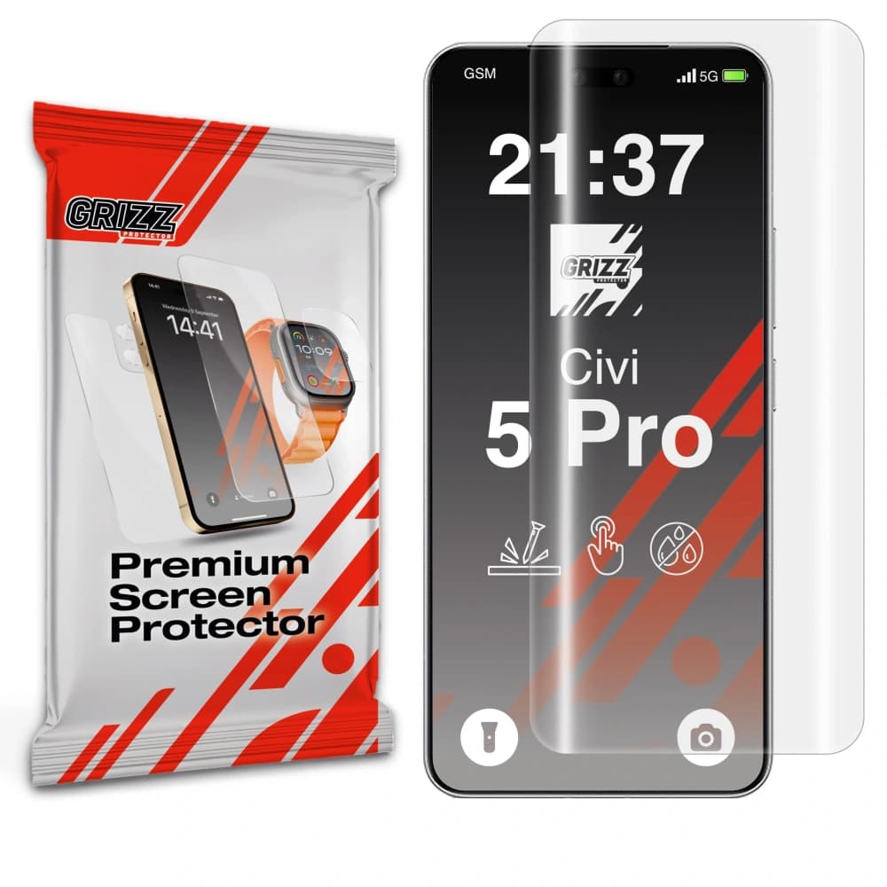 GrizzGlass Hydrofilm Xiaomi Civi 5 Pro - 1