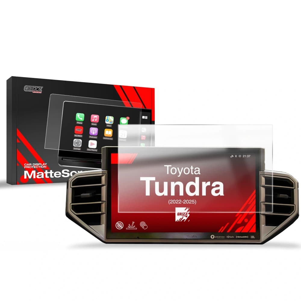 Matte GrizzGlass CarDisplay Protection Toyota Tundra 14" (2022-2025) - 1