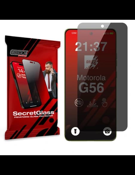 GrizzGlass Matte SecretGlass Motorola Moto G56