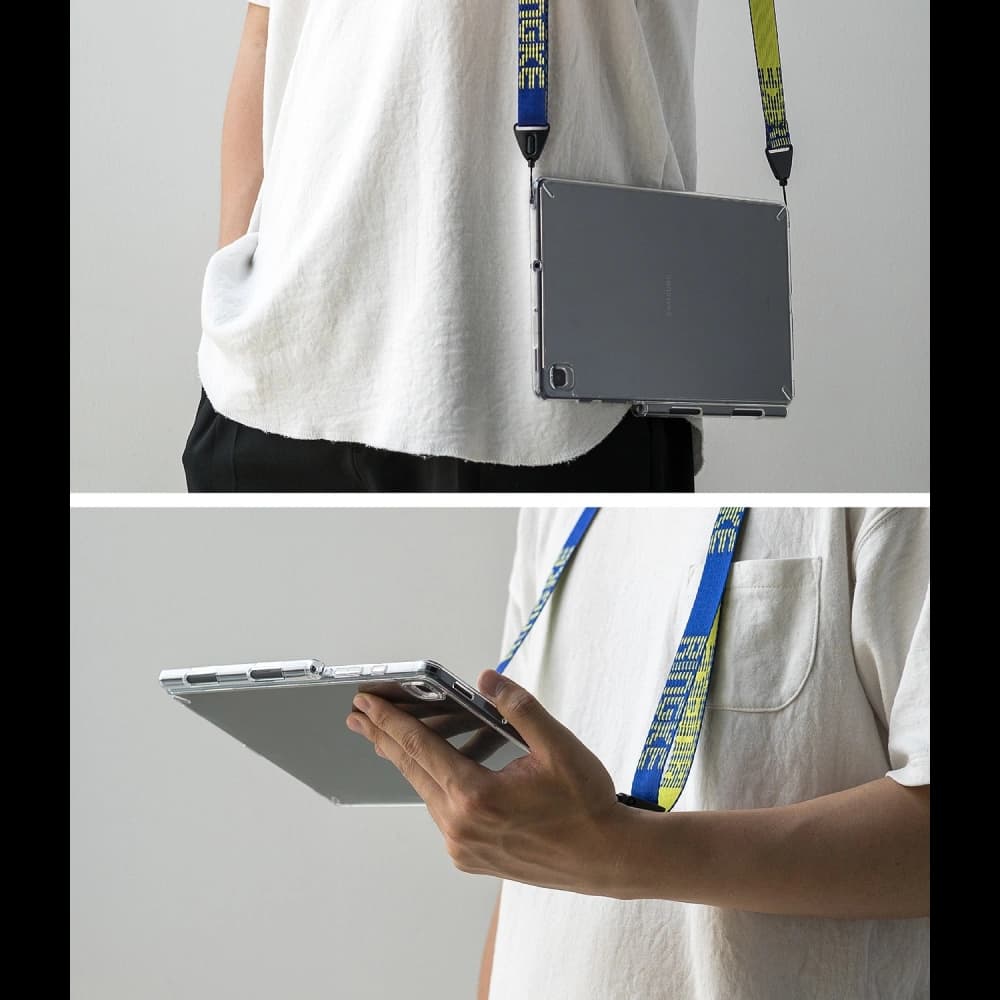 Ringke Samsung Fall Fusion Galaxy Tab S6 Lite 10.4 2022/2020 Rauch schwarz - 9