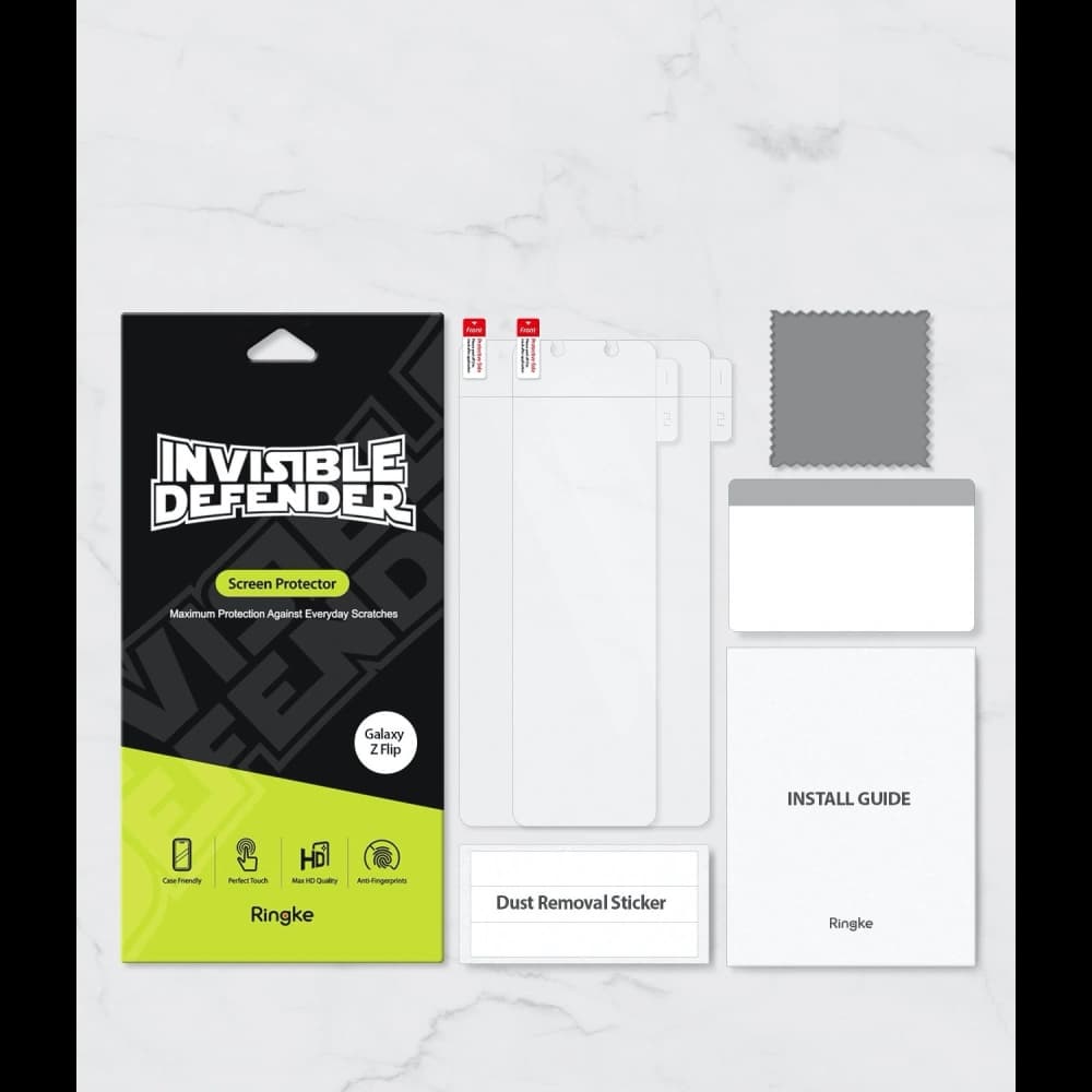 Ringke Invisible Defender Samsung Galaxy Z Flip [2 PACK] - 12