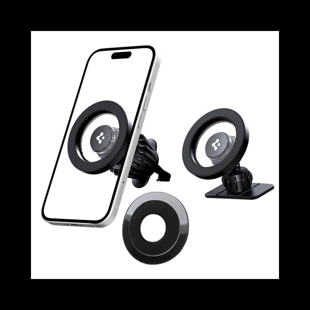 Spigen MFT13 Suport Auto Magnetic MagSafe pentru Bord și Ventilație Negru - 1