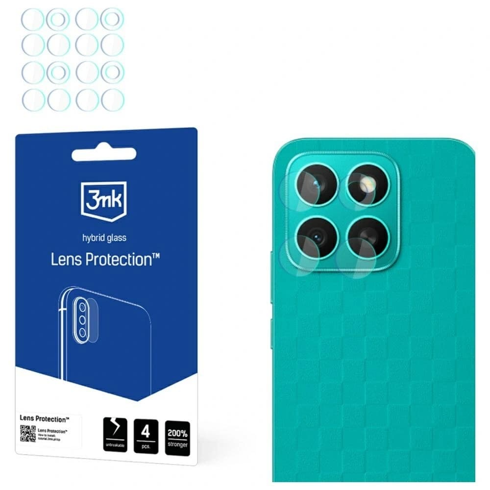 Protecție lentile 3MK Honor X8c [PACHET DE 4] - 1