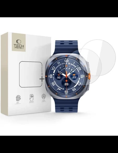 Tech-Protect Glass Fit+ Samsung Galaxy Watch Ultra 2024 / 2025 47mm Klar [2 STÜCK]