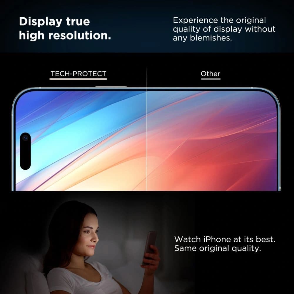 Tech-Protect Quick Set+ Apple iPhone 12 / 12 Pro Negru [2 BUC] - 3